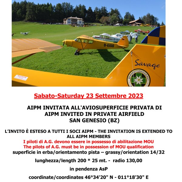 AIPM invitata a San Genesio - AIPM invited in San Genesio